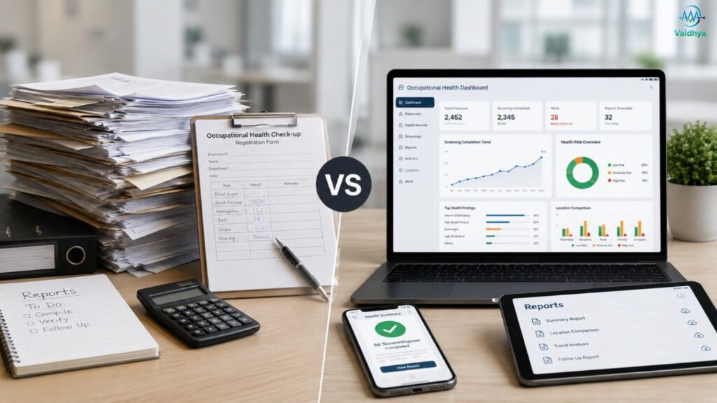 occupational health check-up software
